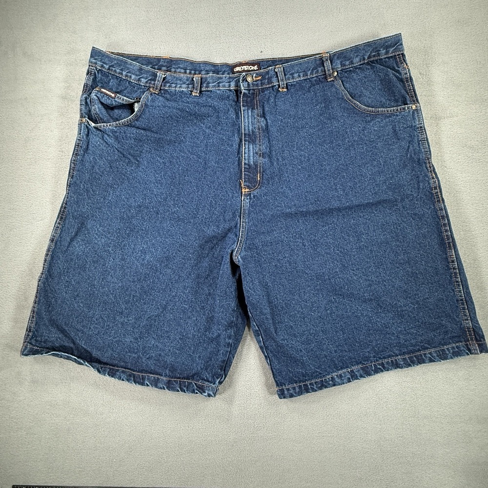 Greystone Denim Jean Shorts Mens Size 56 Dark Wash 100% Cotton